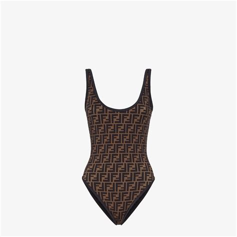 fendi swimming suite|Fendi lycra swimsuit.